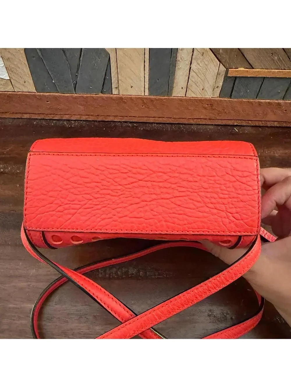 Kate Spade Perri Lane Looloo Perforated Leather Crossbody Bag